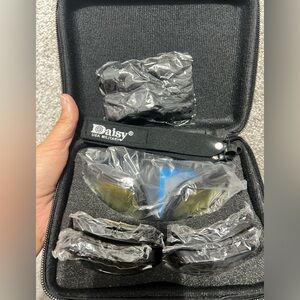 Polarized Sunglasses Daisy C5 Goggles 3 Lenses Outdoor Tactical Eyewear